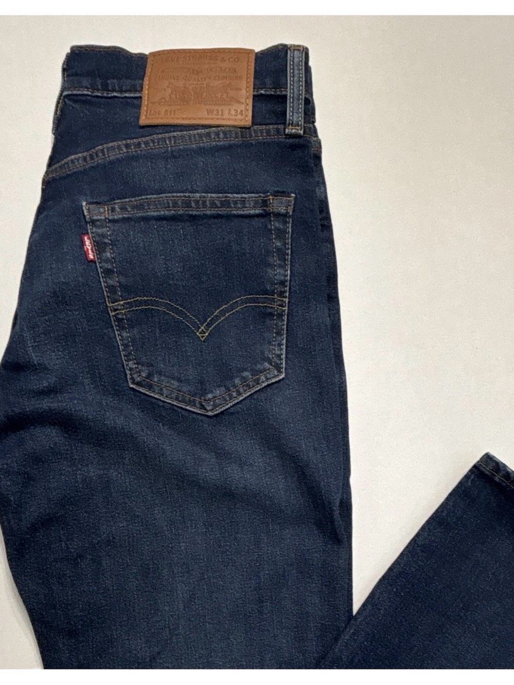 Levi’s 511 Slim Men’s Jeans 31x34 Dark Wash Blue NWOT